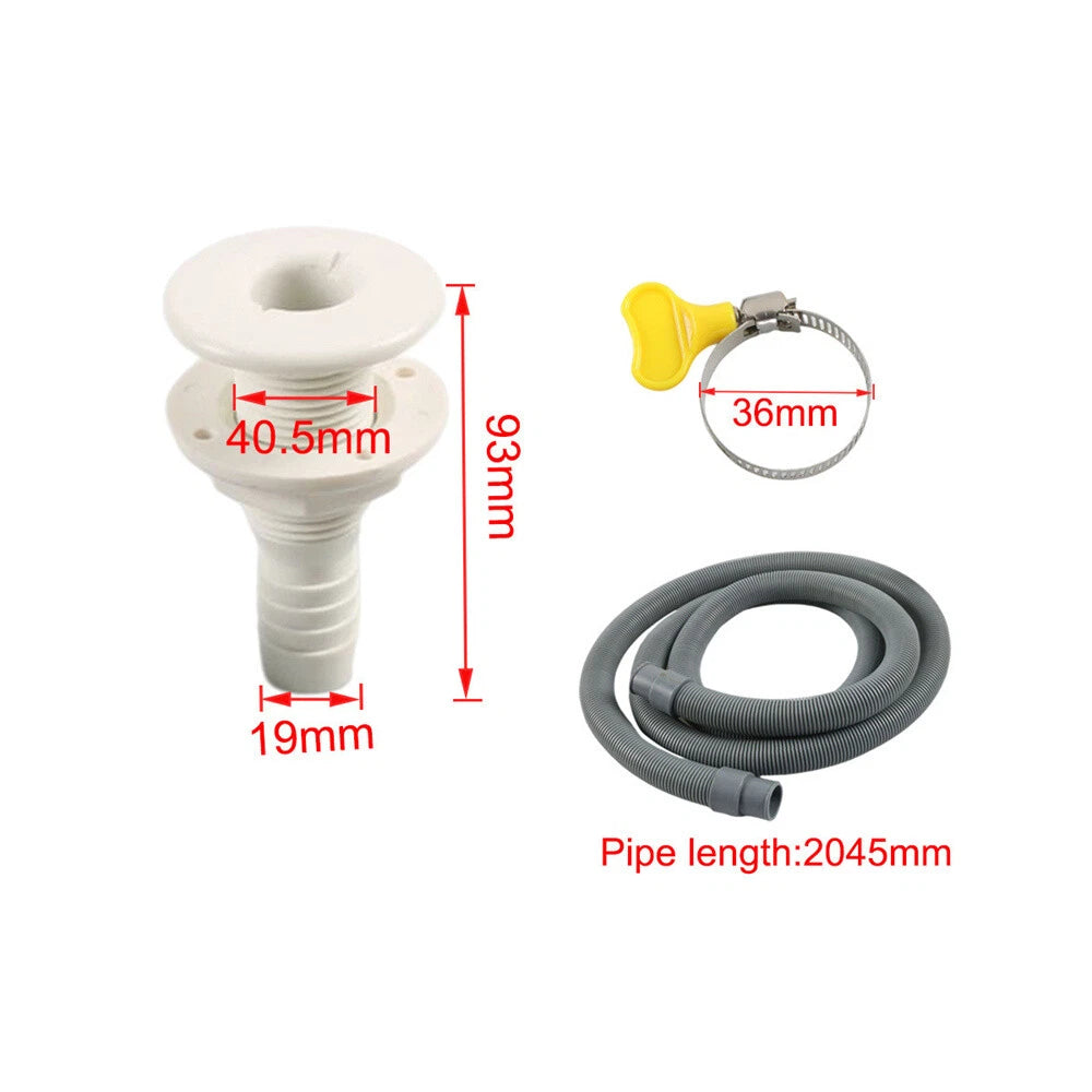 3/4" Hose Bilge Pump Installation Kit for Boat Bilge Pump