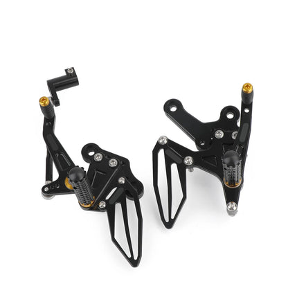 CNC Footrest System Gold for Kawasaki Z400/Ninja 400 (2018-2022)
