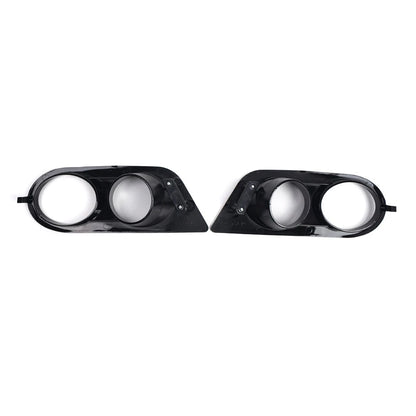 Glossy Black Front Fog Light Covers for BMW E46 M3 (2001-2006)