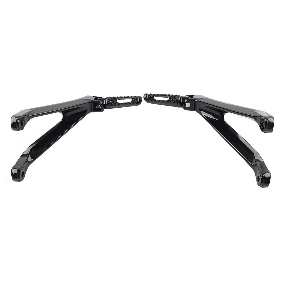 Black Rear Passenger Footrests Pegs for Honda CBR1000RR (2008-2016)