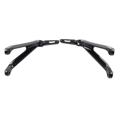 Black Rear Passenger Footrests Pegs for Honda CBR1000RR (2008-2016)