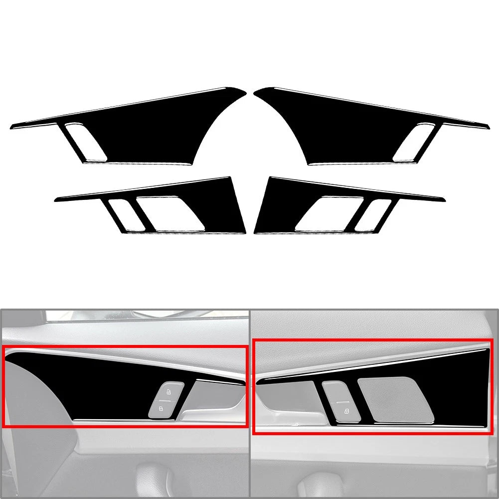 Interior Door Handle Panel Cover Trim for Audi A4 A5 S4 RS4 (2016-2023)