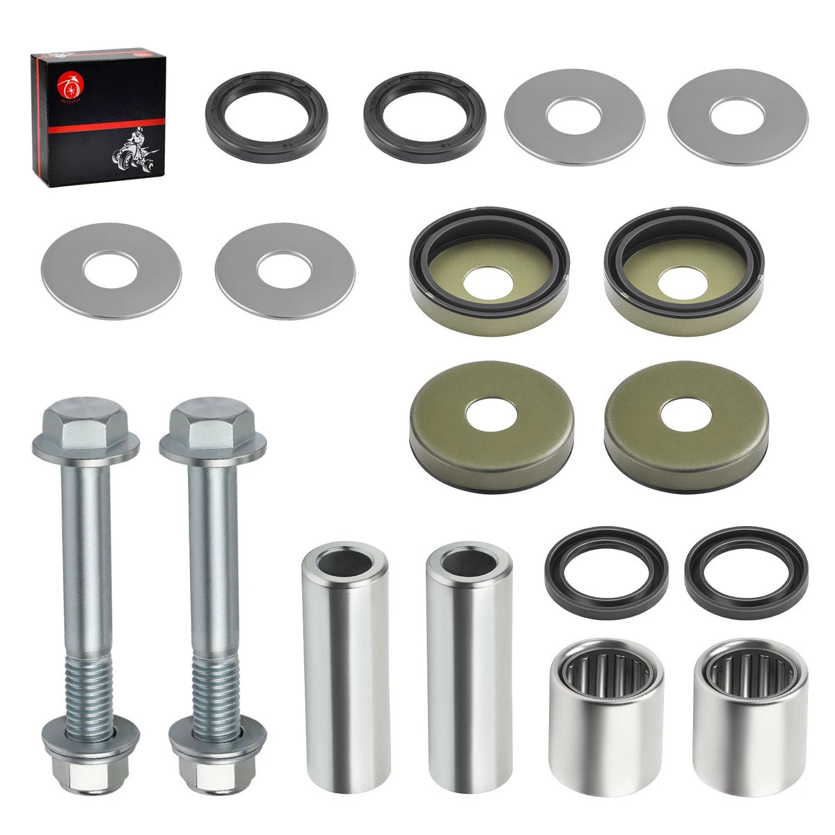 Front Lower A-Arm Bushing Seal Kit for Suzuki Quadsport Z400 LT-Z400 2x4 (2003–2014)