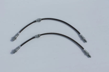 Braided Front Brake Hose Set (2) for Toyota Supra MA61 (6/84 - 3/86)