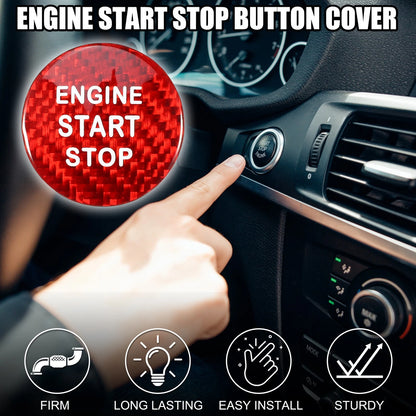 Red Engine Start Stop Button Cover for Subaru BRZ (2013-2021)