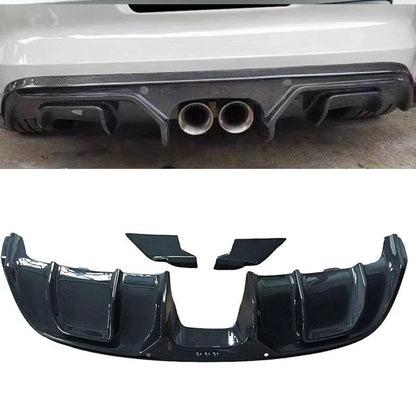 Real Carbon Fiber Rear Diffuser Bumper Spoiler Lip for Jaguar F-Type 2013-2019