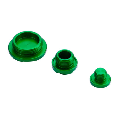 Crankcase Cover Oil Filler Plug - Green for Kawasaki KX 250 450 F (2009-2020)