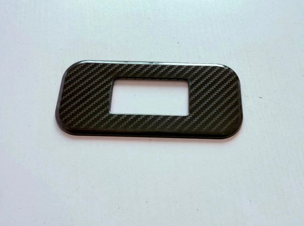 Fiber Rear Tailgate Door Button Cover Trim for Toyota Grand Highlander (2024-2025)