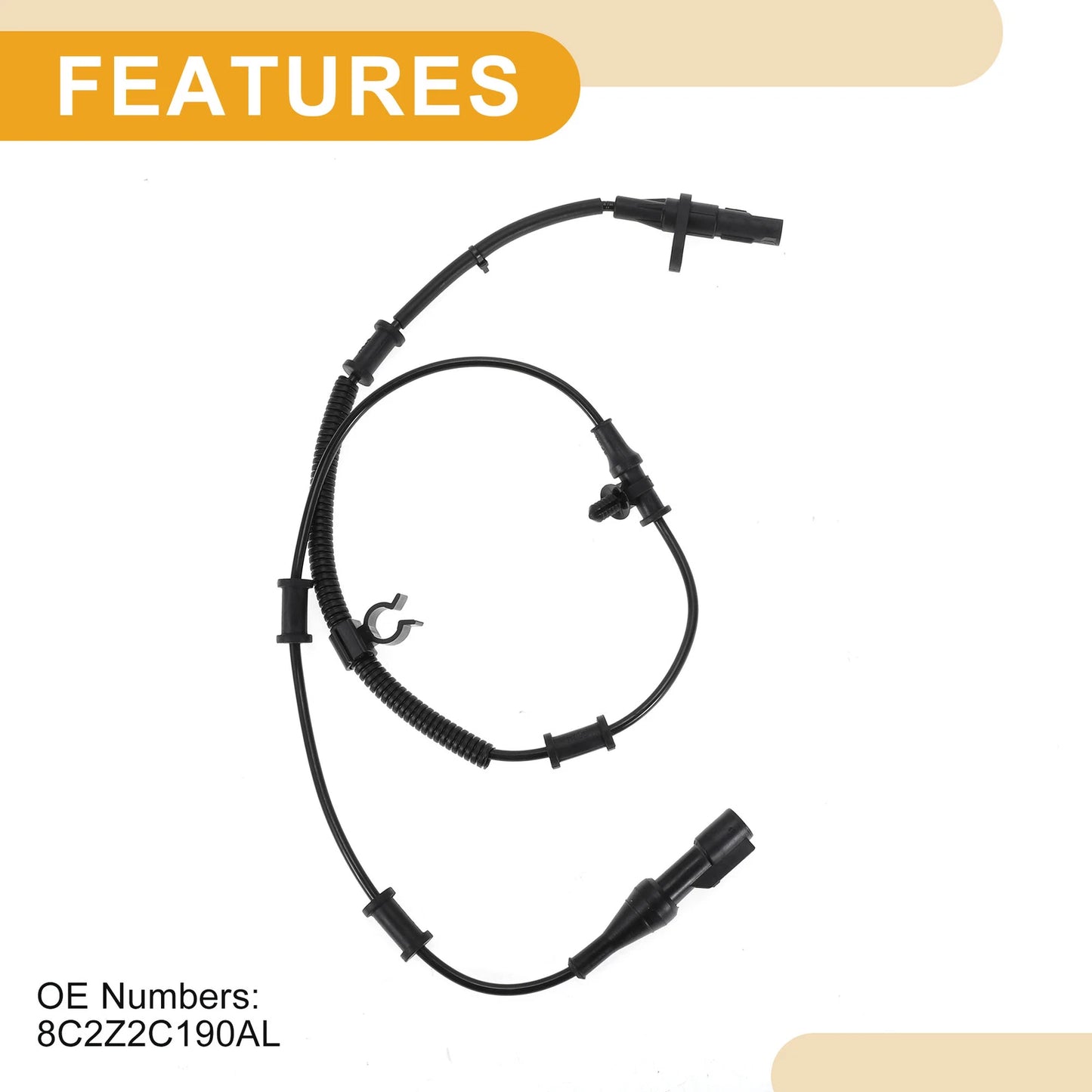 ABS Wheel Speed Sensor for Ford E-350 E-450 Rear Left (2008-2010)