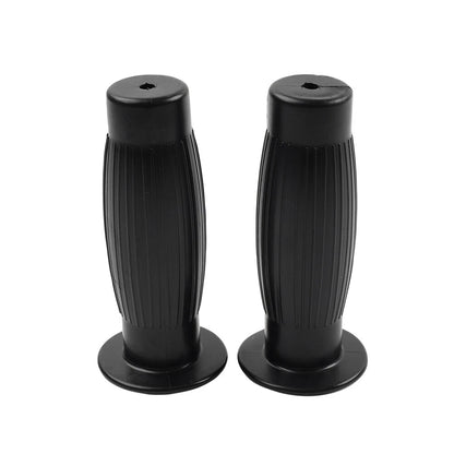 Universal 7/8" 1" Easy-Hold Hand Grips for Vintage Motorcycle Handlebars Black