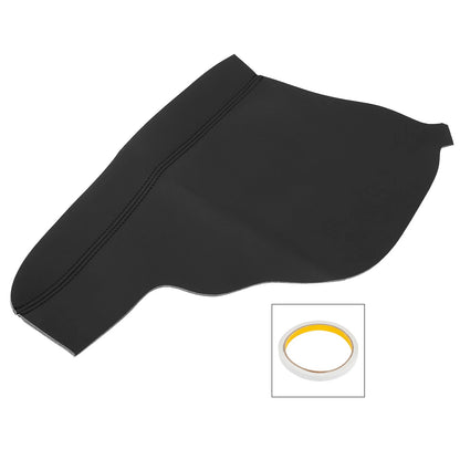 Black Microfiber Leather Door Panel Armrest Covers for Honda Odyssey (2011-2017)