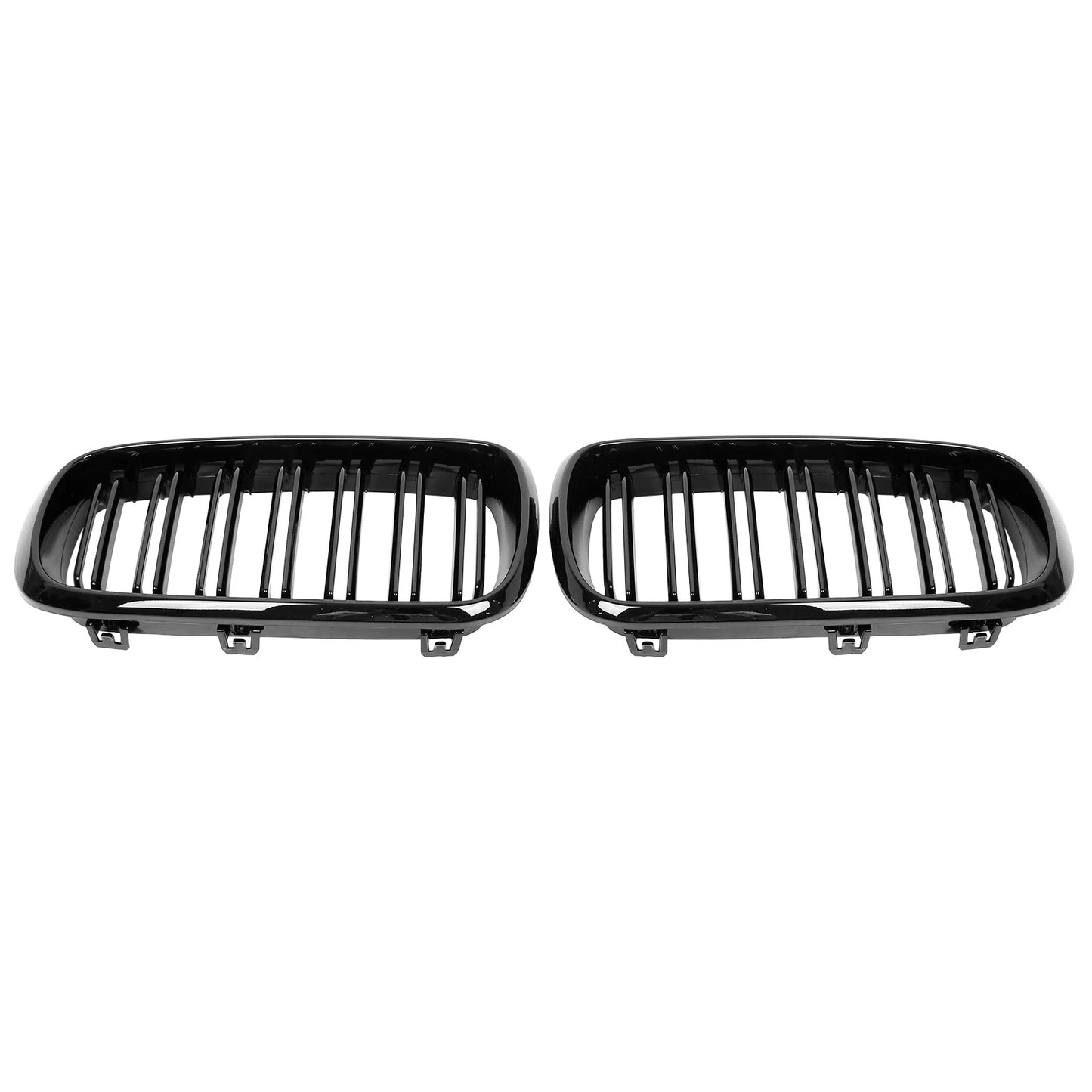 Glossy Black Front Kidney Grille for BMW X5 2014-2018 (2 x Slats)