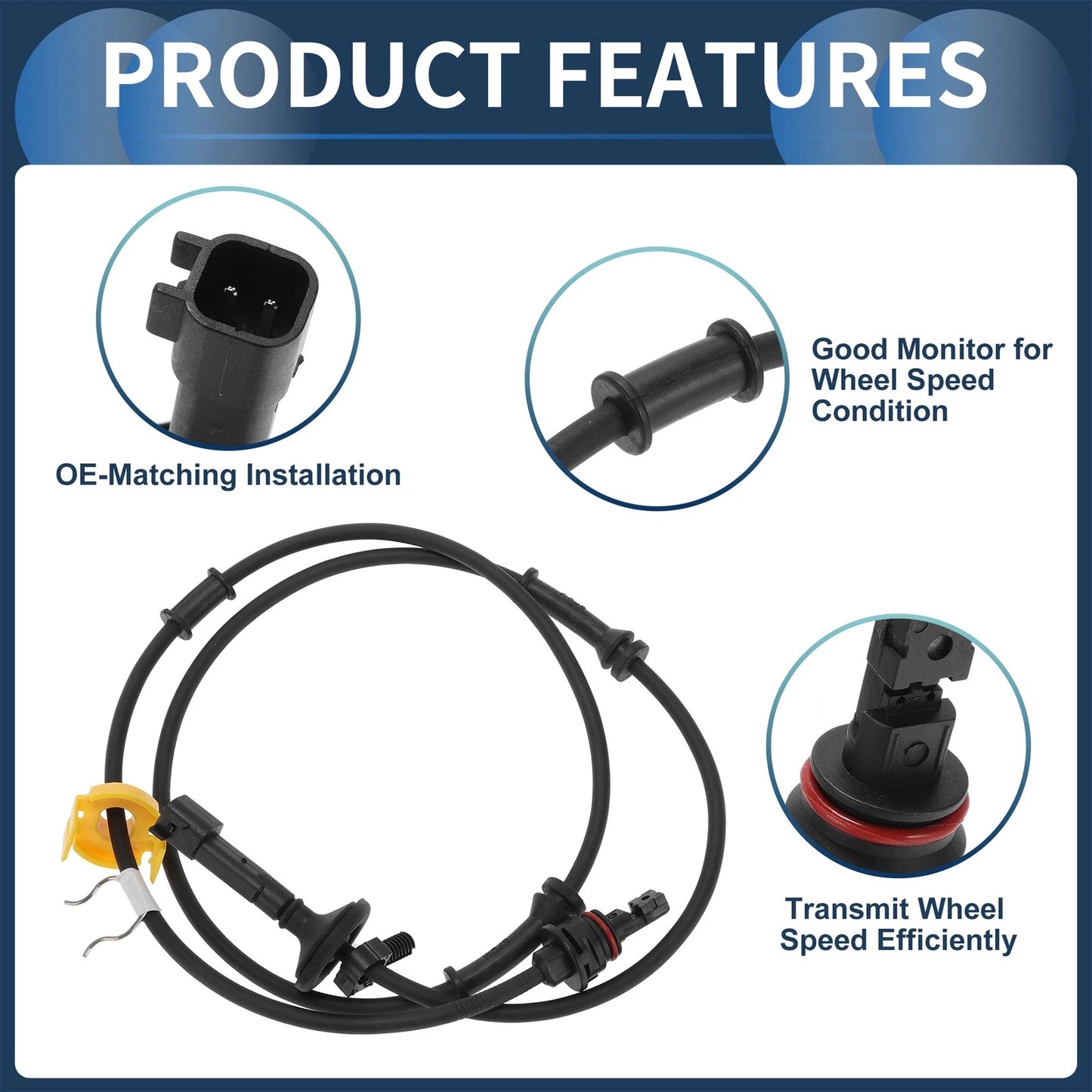 ABS Wheel Speed Sensor for Chrysler Grand Voyager (2001-2007)