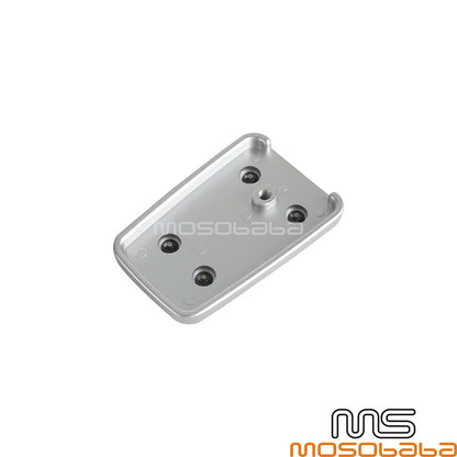 Silver Non-Slip Gas Brake Foot Pedal Pad Cover for Harley CVO Street