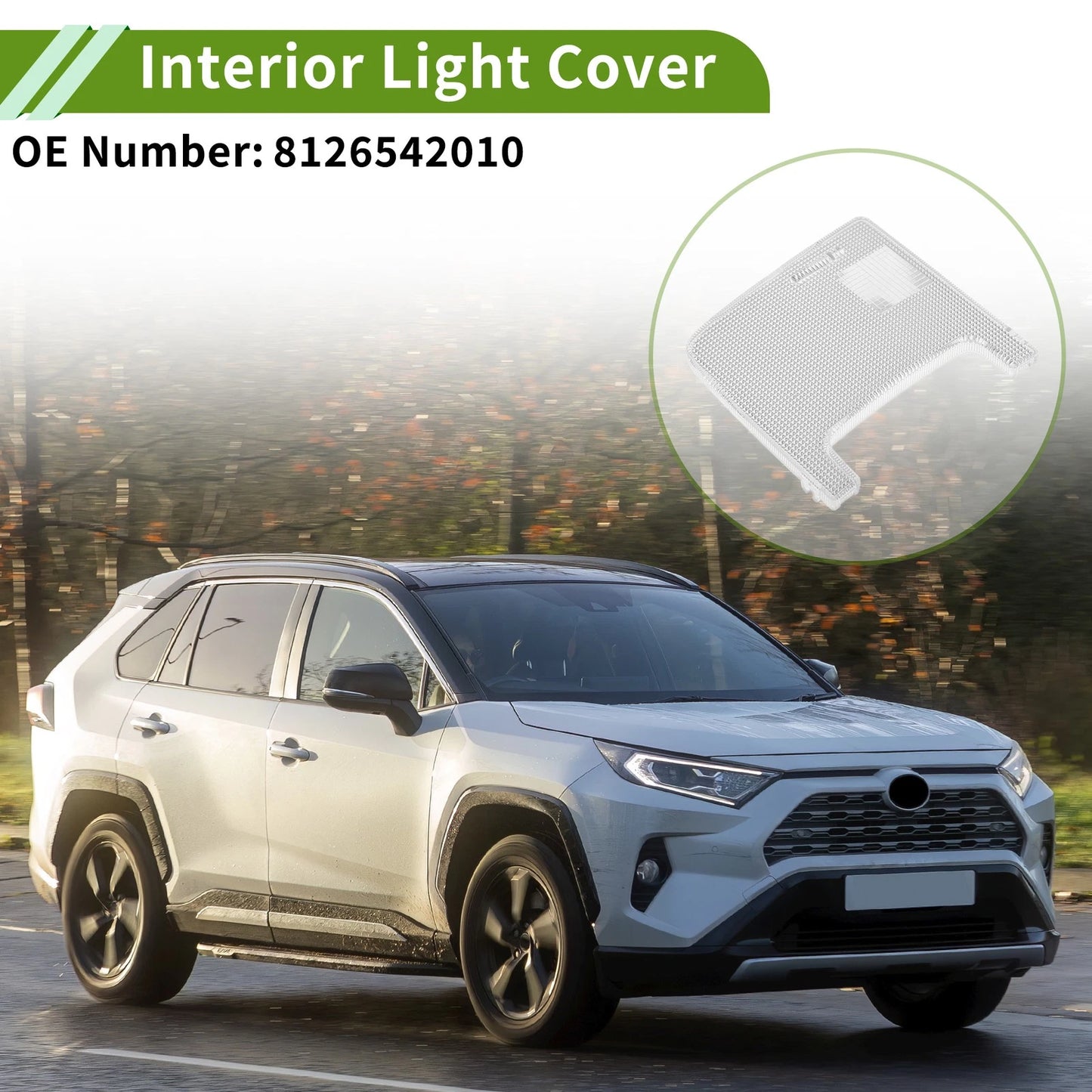 1pc Car Front Left Interior Light Cover for Toyota RAV4 (2006–2012)