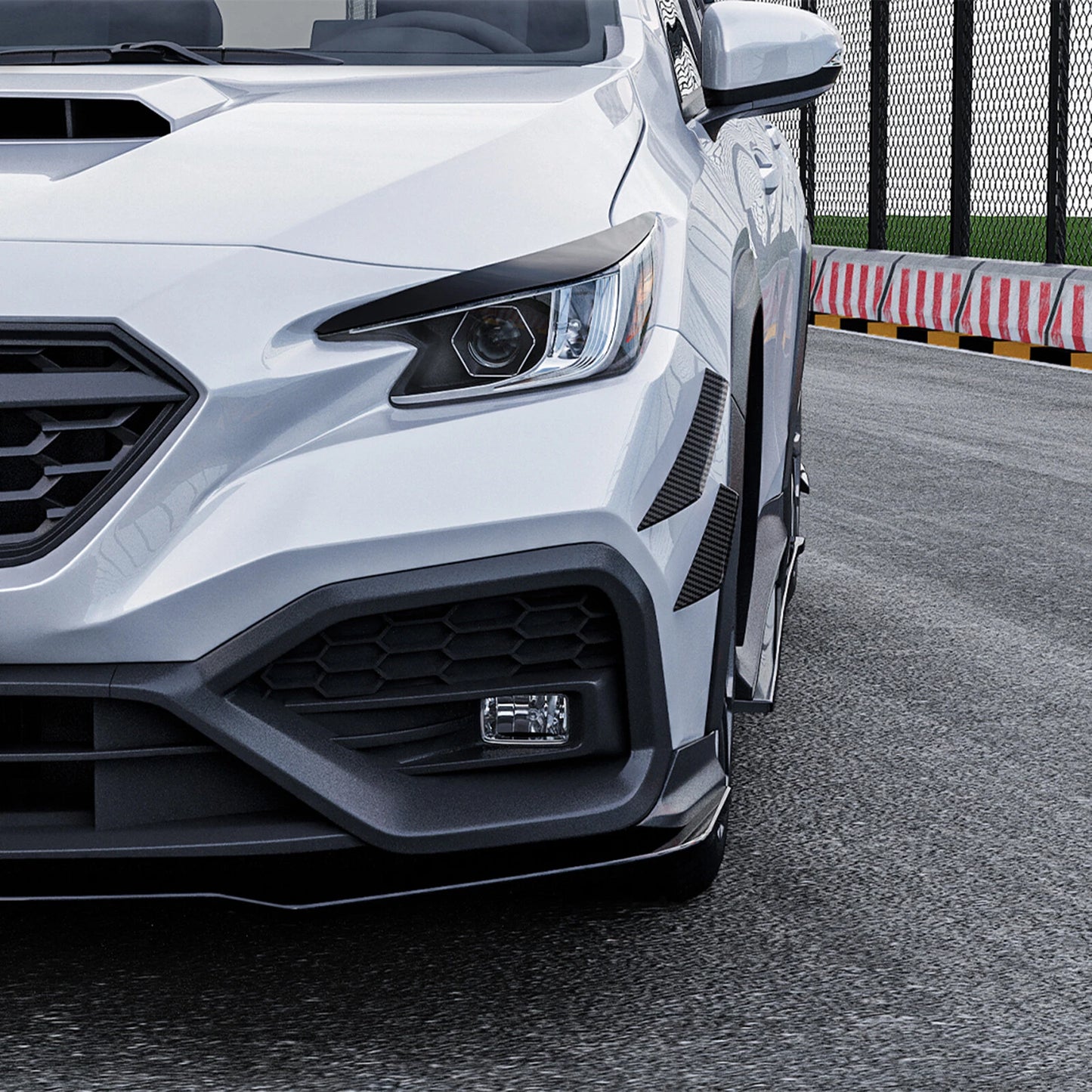 Front Bumper Side Air Vent Trims for Subaru WRX STI (2022-2025)