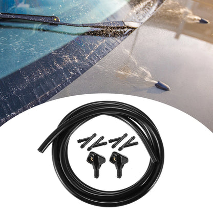 1 x Windshield Wiper Washer Nozzle Spray Jet for Toyota 4Runner Black
