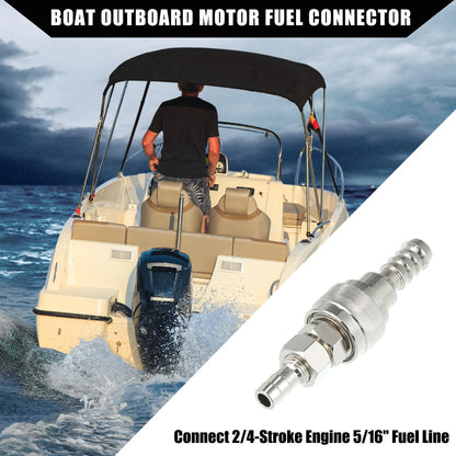 5/16" Boat Fuel Connector Male Nut for Tohatsu & Nissan Outboard (2-4)
