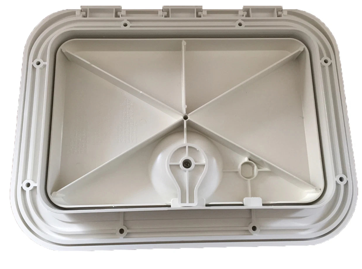 Access Hatch White Europa 375x280mm Italian ASA Plastic Made in Italy