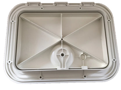 Access Hatch White Europa 375x280mm Italian ASA Plastic Made in Italy