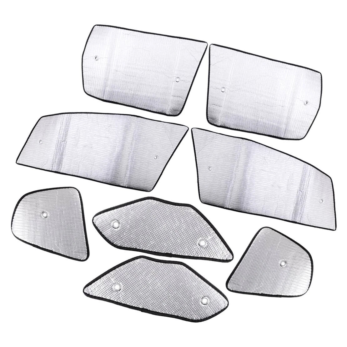 4 x Side Window Silver Privacy Sunshade Covers for Honda Fit (2008-2013)