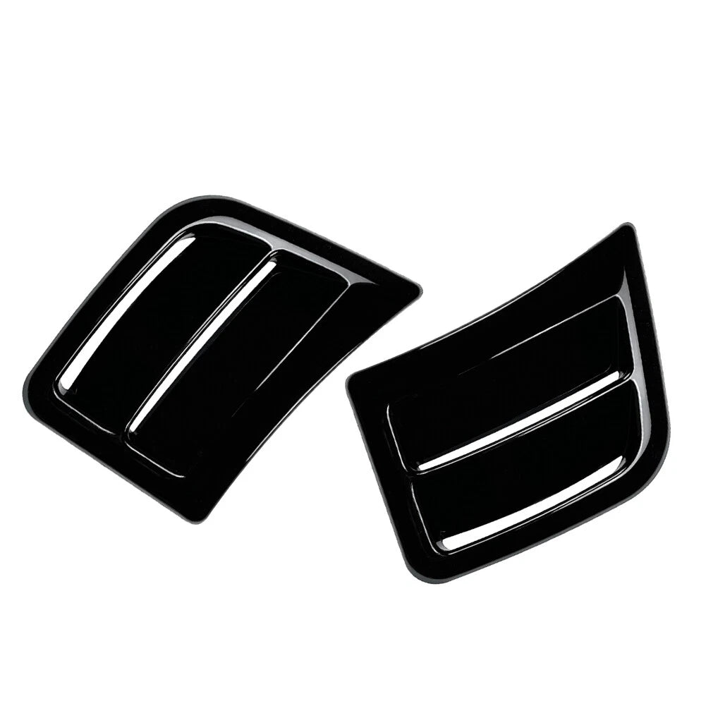 Black Front Bumper Side Air Vent Covers for Subaru Impreza WRX STI (2008-2014)