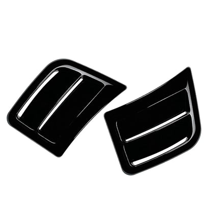 Black Front Bumper Side Air Vent Covers for Subaru Impreza WRX STI (2008-2014)