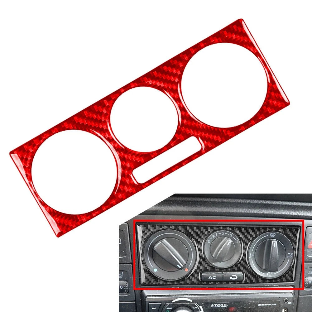 Air Conditioner Control Panel Cover for Volkswagen Passat B5 (2001-2005) Red