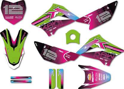 Custom Graphics Kit Dream Style for Kawasaki KLX 110 (2011-2026)