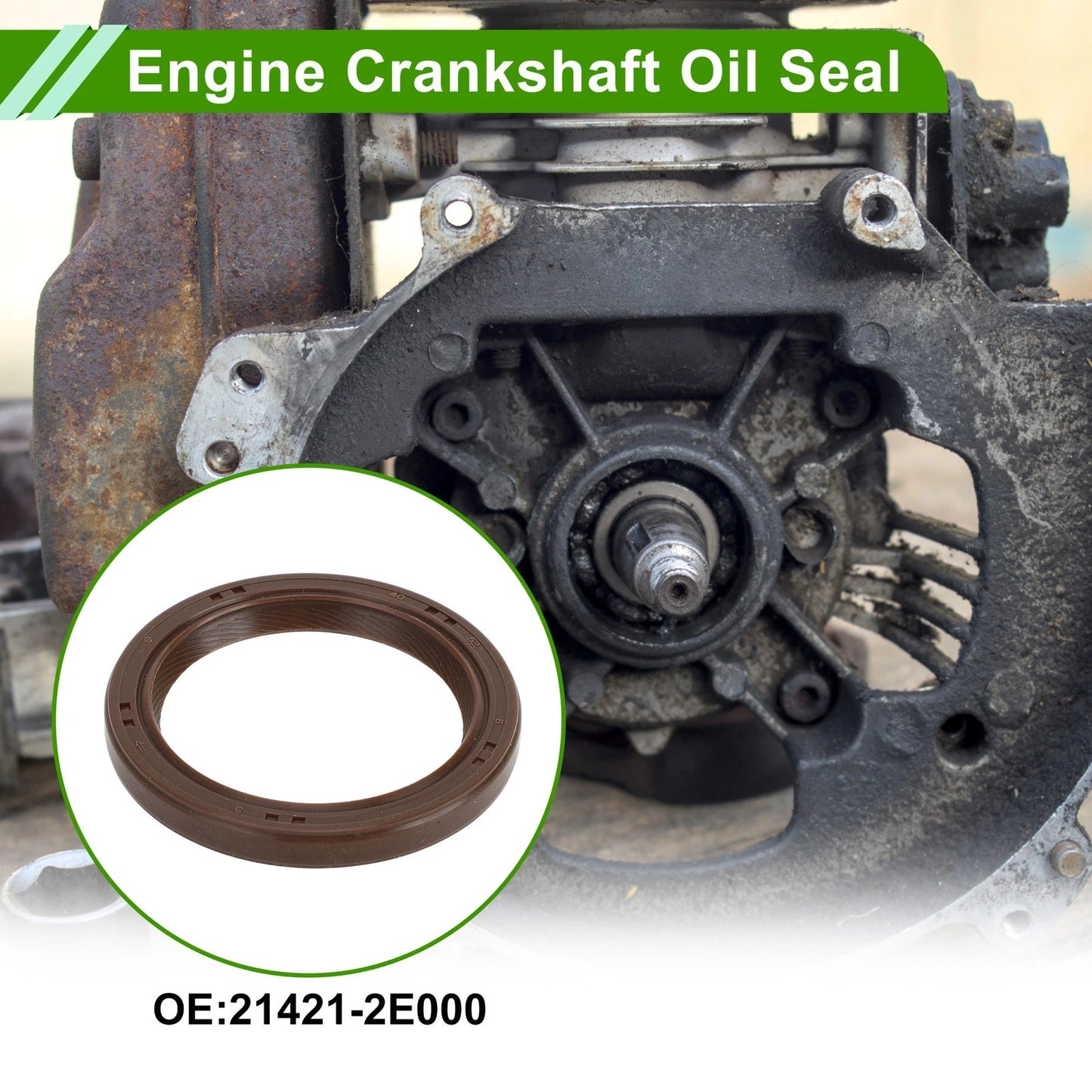 Crankshaft Oil Seal for Hyundai Elantra, Kia Forte, Soul (2011-2023)