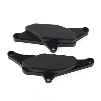 Black Engine Slider Crash Protector Pads for Yamaha Vmax 1700 (2009-2018)