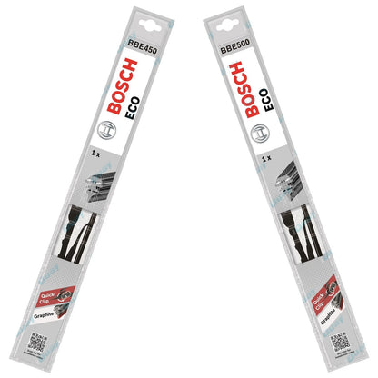 Front Pair Bosch Eco Wiper Blades Set for Nissan Patrol GU 1997~2016