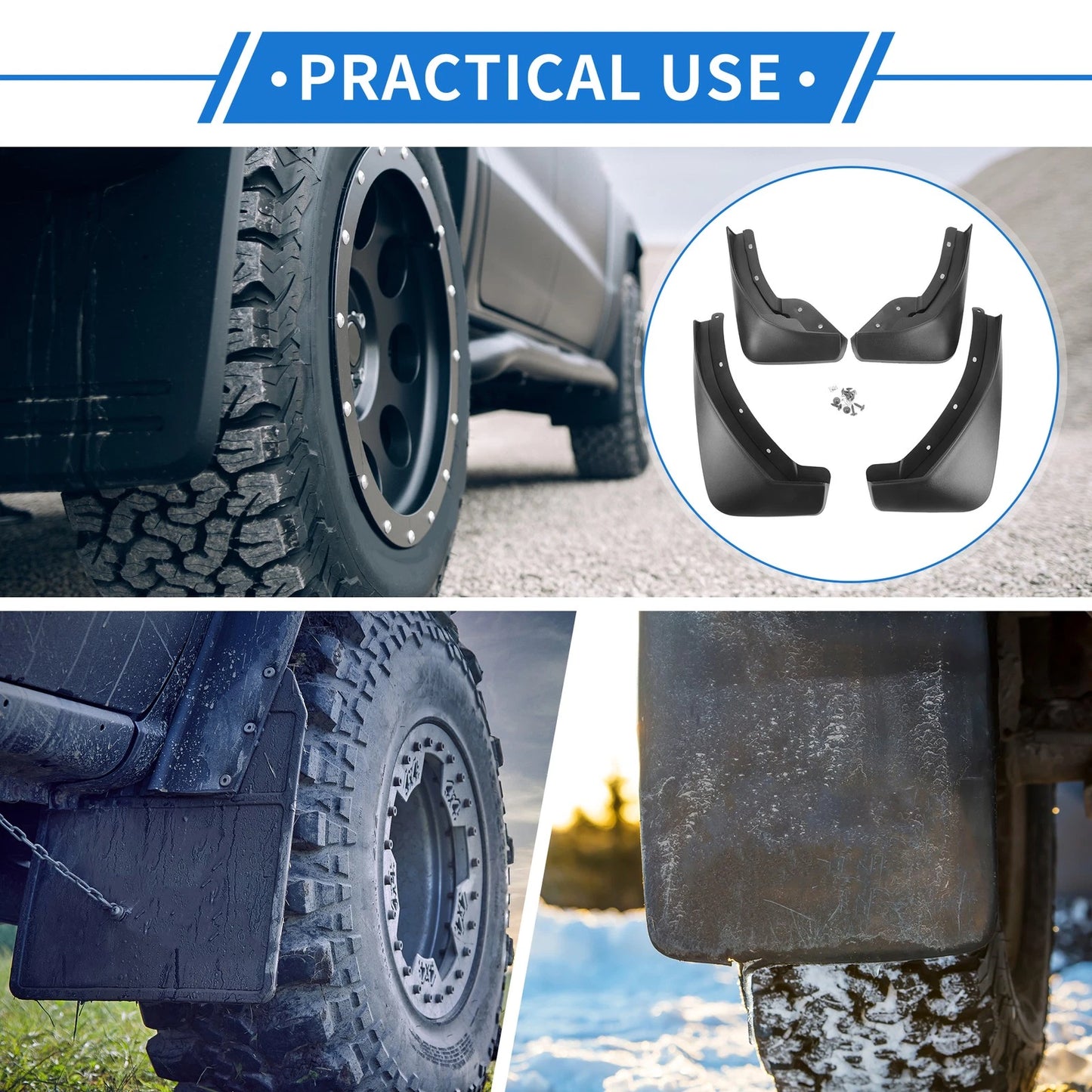 Mud Flap Splash Guards for Volvo XC40 (2017-2019)