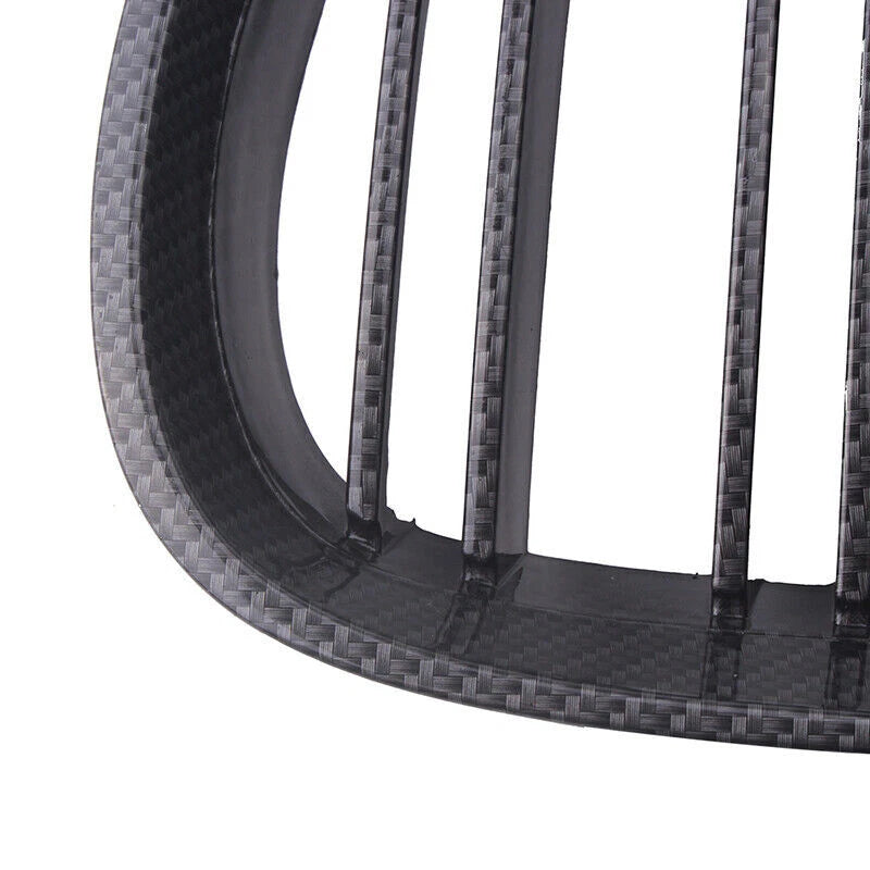 Carbon Fiber Dual Slat Kidney Grills for BMW E92 E93 M3 328i 335i Coupe (07-10)