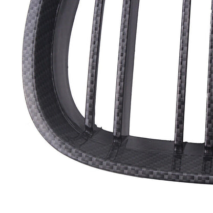 Carbon Fiber Dual Slat Kidney Grills for BMW E92 E93 M3 328i 335i Coupe (07-10)