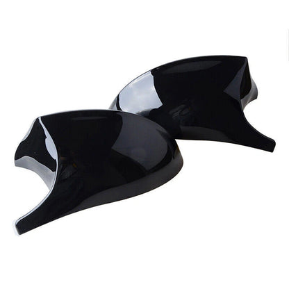 Gloss Black Mirror Cover Housing + Mirror Glass for BMW E90 E91 E92 E93 (2006-2012)