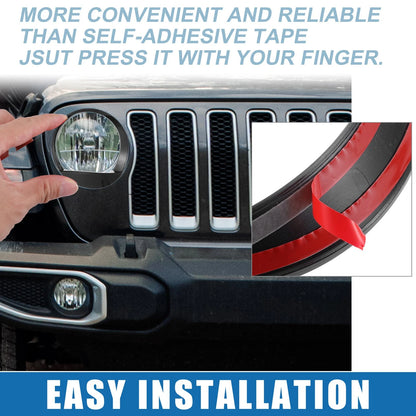 Headlight Lamp Stickers for Jeep Wrangler JL Sport/Sports (2018-2020) - 2 x