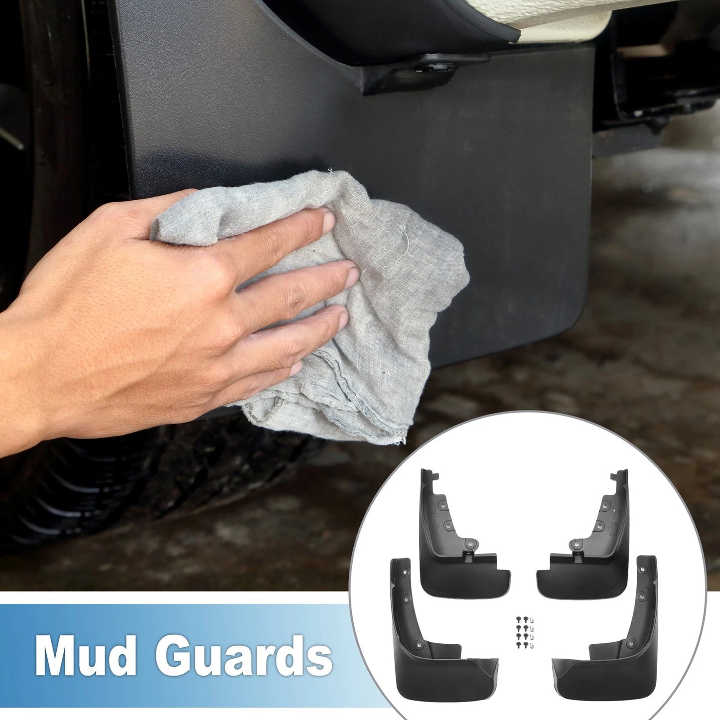 Mud Flap Splash Guard for Ford Edge SE Sport (2019-2022)