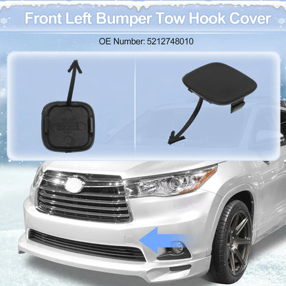 Left Front Tow Hook Cover for Toyota Highlander (2004-2007)