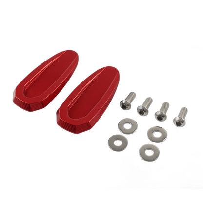 Rearview Mirror Block Off Base Plates Cover Red for BMW S1000RR (2020-2023)