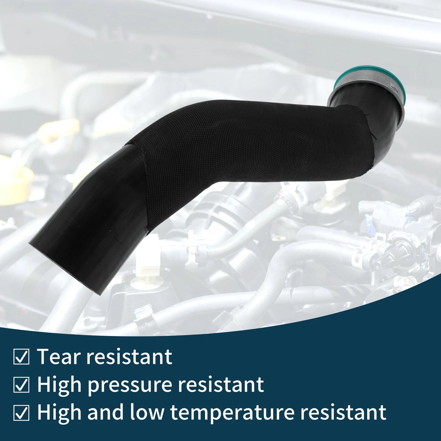 Radiator Hose for BMW X5 E70 (2008-2013) Rubber Intake Pipe Black