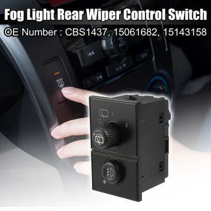 Fog Light Rear Wiper Control Switch for GMC Yukon (2003 - 2006)