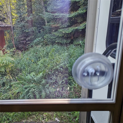 Clear Screen Door Slider Panel with Push Down Handle for Universal RV