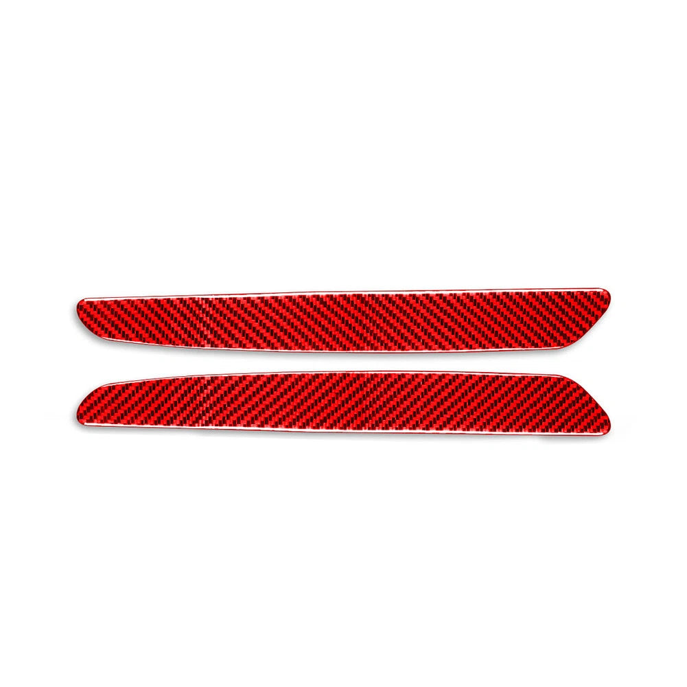 Carbon Red Door Sill Scuff Guard Plate Cover for Alfa Romeo Giulia (15-19)