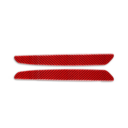 Carbon Red Door Sill Scuff Guard Plate Cover for Alfa Romeo Giulia (15-19)