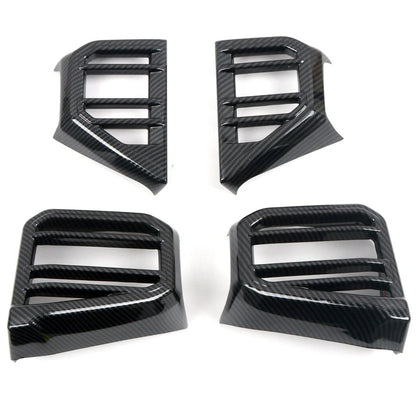4 x Dashboard Side Air Vent Outlet Cover Trim for Toyota Tundra (2022)