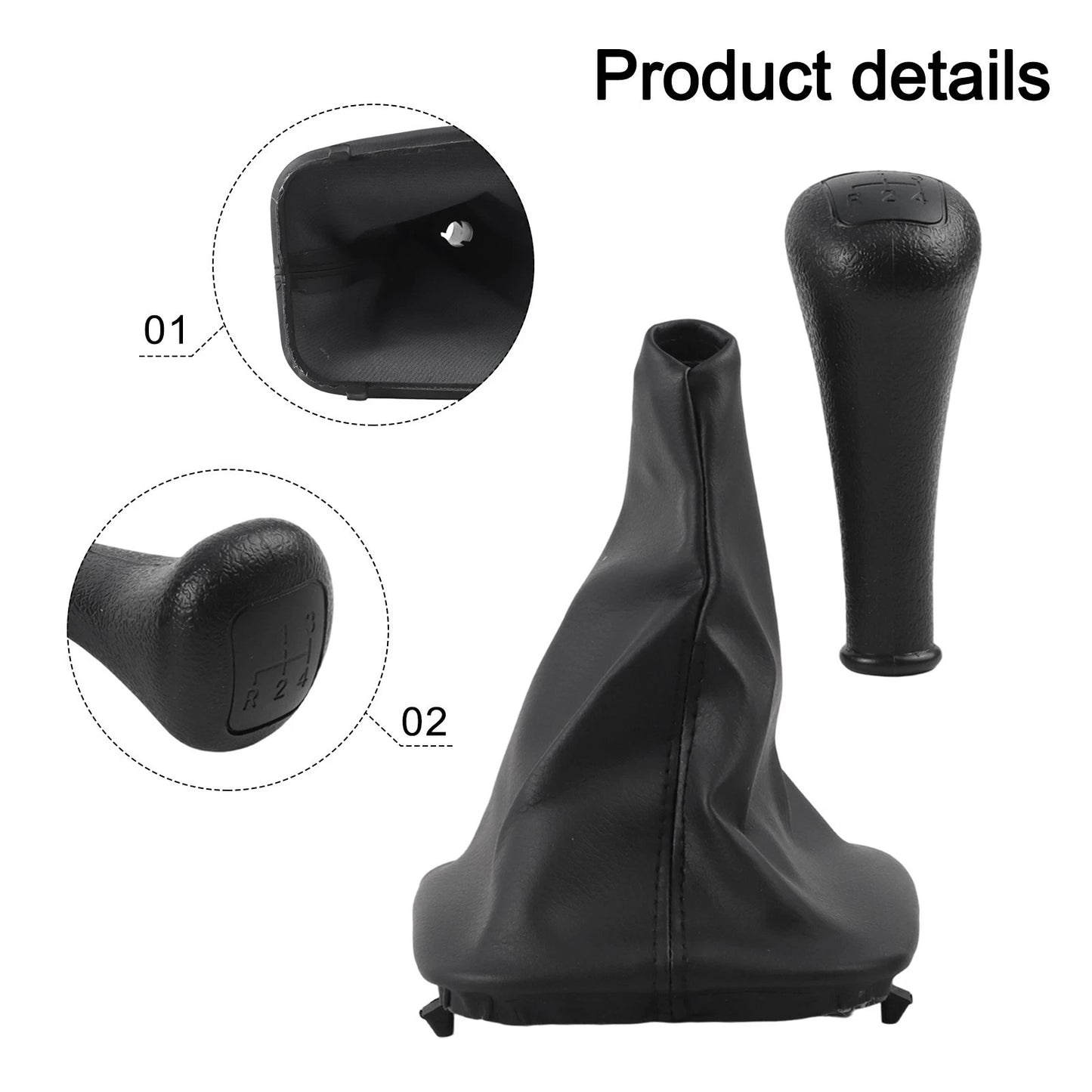 Gearshift Knob Dust Cover / 4/5 Speed Manual / Gearshift Knob Dust Cover for Mercedes C-Class (1985–1991)