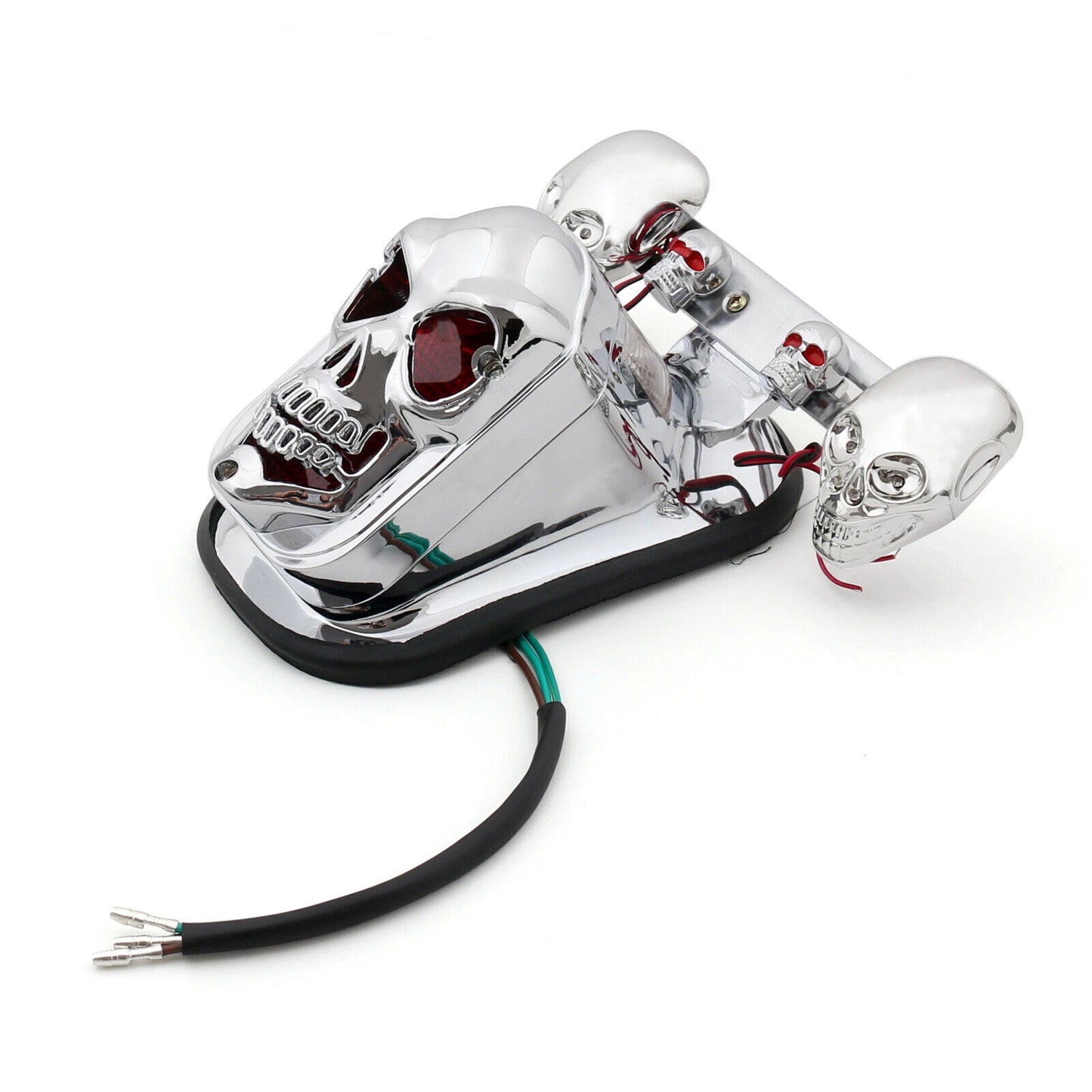 Skull Integrated Turn Signal Taillight for Harley Touring F3 (2014-2023)