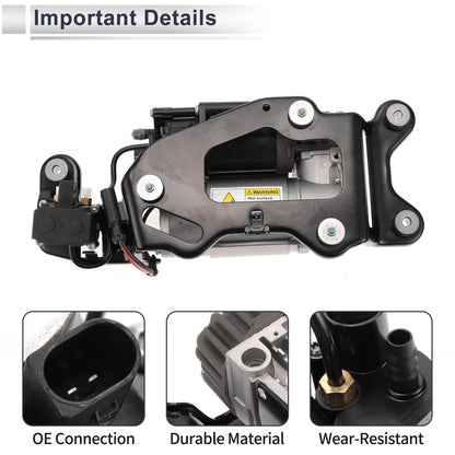 Air Suspension Compressor for BMW X5, X6 (2014-2019) - 1 x Compressor Unit