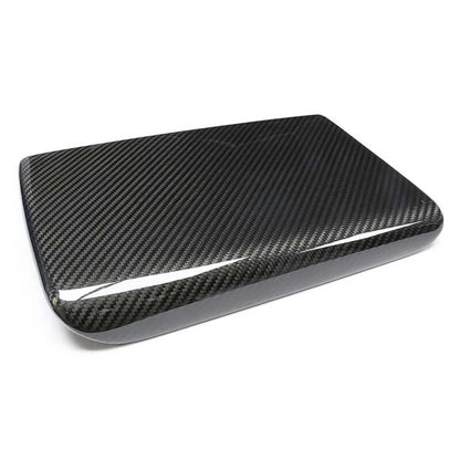 DRY Carbon Center Console Cover Armrest Box Trim for Tesla Model S/X 2021+